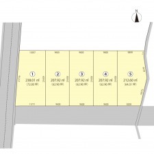 越前市小松、土地の間取り画像です