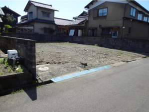 越前市家久町、土地の画像です