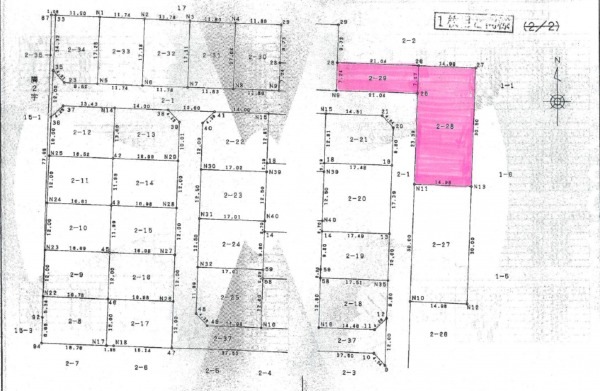 越前市余田町、土地の画像です
