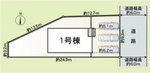 越前市北千福町、新築一戸建ての画像です