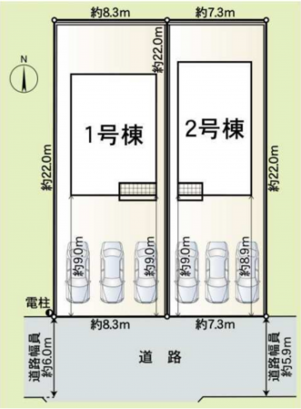 越前市妙法寺町、新築一戸建ての画像です
