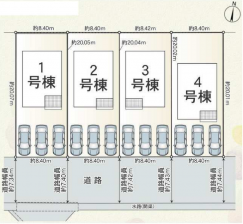 鯖江市水落町、新築一戸建ての画像です