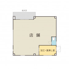 鯖江市下河端町、中古一戸建ての間取り画像です
