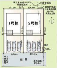 越前市中央、新築一戸建ての画像です