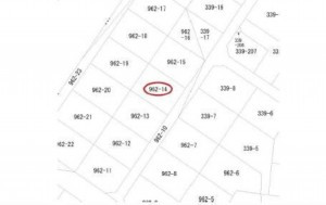 呉市焼山宮ケ迫、土地の間取り画像です