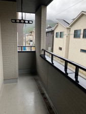 呉市広中新開、新築一戸建てのバルコニー画像です