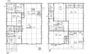 呉市広大広、中古一戸建ての間取り画像です