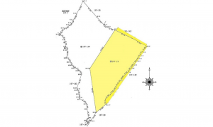 呉市押込、土地の間取り画像です