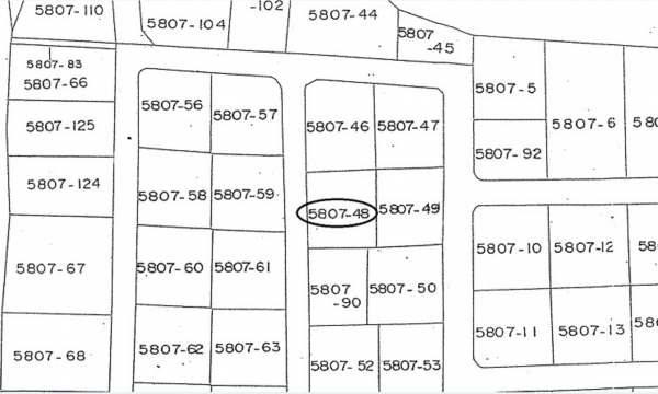 呉市倉橋町、土地の間取り画像です