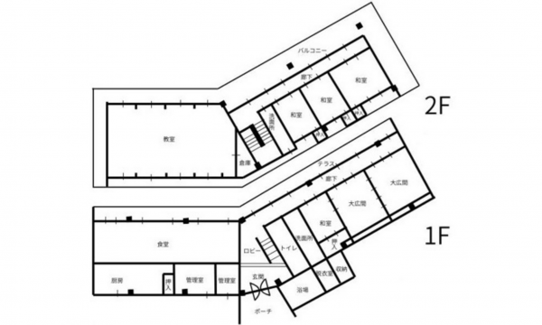 呉市両城、中古一戸建ての間取り画像です
