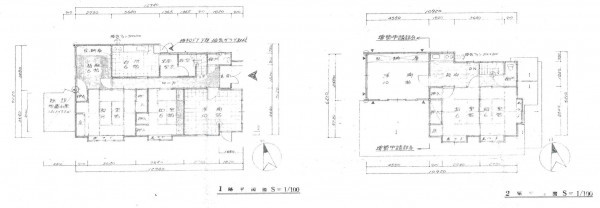 呉市西惣付町、中古一戸建ての間取り画像です