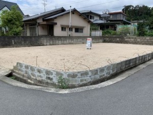 岡山市北区門前、土地の間取り画像です