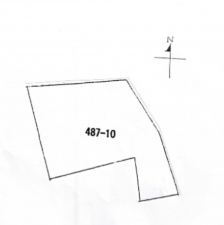 岡山市北区津高、土地の間取り画像です