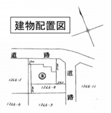 岡山市北区加茂、土地の間取り画像です