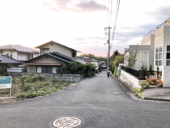 岡山市北区横井上、土地の画像です