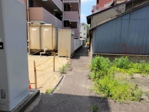 岡山市北区平和町、土地の画像です