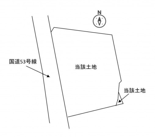 岡山市北区建部町大田、土地の画像です