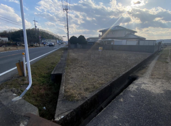 岡山市北区足守、土地の画像です