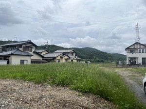 岡山市北区栢谷、土地の画像です