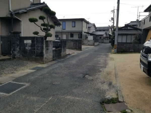 岡山市北区加茂、土地の画像です
