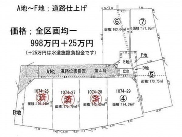 岡山市北区吉備津、土地のその他画像です