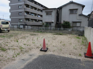 岡山市北区十日市西町、土地の画像です