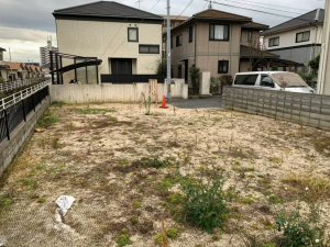 岡山市北区十日市西町、土地の画像です