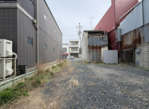 岡山市北区富田町、土地の画像です