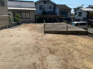 岡山市北区出石町、土地の画像です