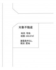 岡山市北区御津国ケ原、土地の間取り画像です