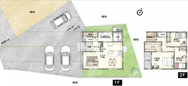 岡山市北区足守、土地の画像です