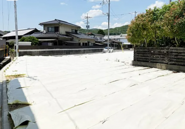 岡山市北区足守、土地の画像です
