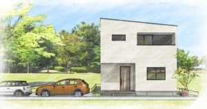 岡山市北区平田、新築一戸建ての画像です