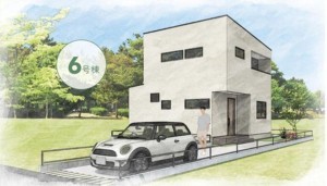 岡山市北区平田、新築一戸建ての画像です