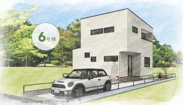 岡山市北区平田、新築一戸建ての画像です