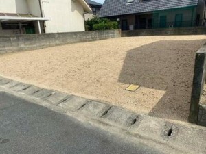 岡山市北区平野、土地の画像です