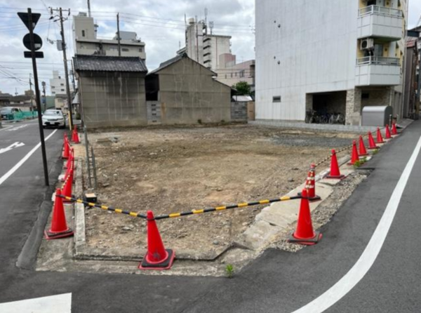 岡山市北区京町、土地の画像です