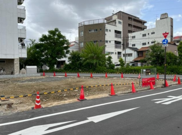 岡山市北区京町、土地の画像です