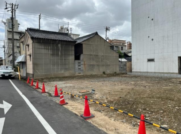 岡山市北区京町、土地の画像です