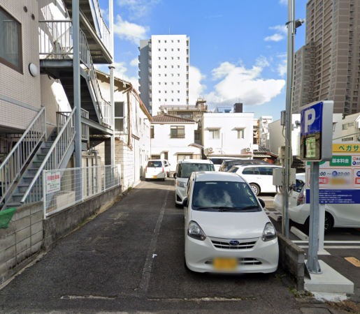 岡山市北区野田屋町、土地の画像です