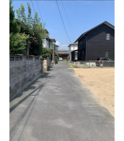 岡山市北区庭瀬、土地の画像です