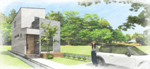 岡山市北区平田、新築一戸建ての画像です