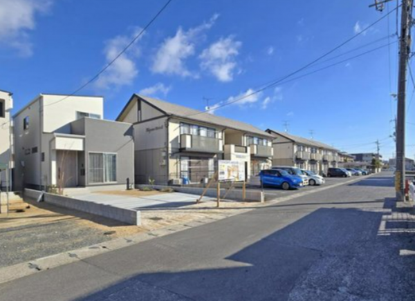 岡山市北区平田、新築一戸建ての画像です