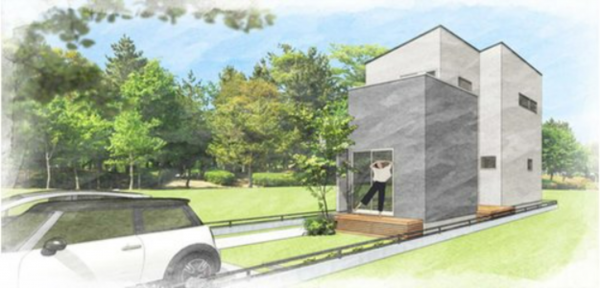 岡山市北区平田、新築一戸建ての画像です