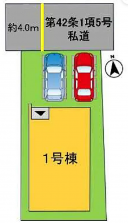 岡山市北区富田、新築一戸建ての画像です