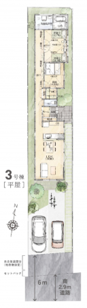 岡山市北区大安寺東町、新築一戸建ての画像です