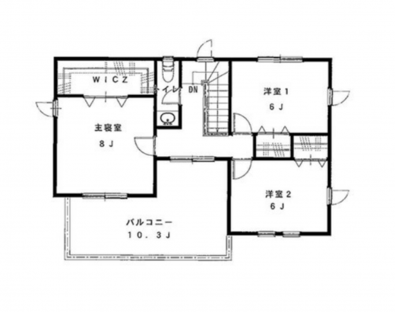 岡山市北区芳賀、新築一戸建ての画像です