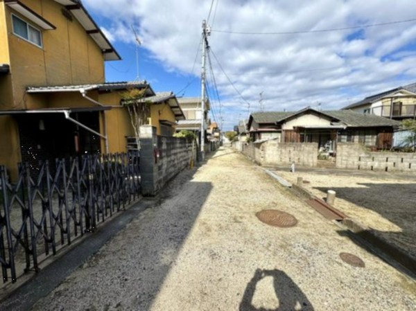 岡山市北区西崎、土地の画像です