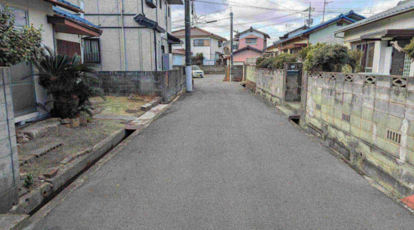 岡山市北区万成西町、土地の画像です