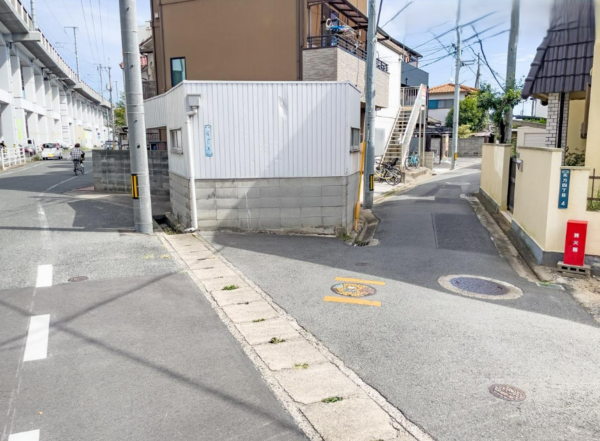 岡山市北区南方、土地の画像です